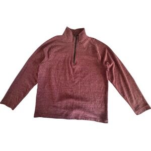 Banana Republic sweat Wicking 1/4 Zip Up, Maroon Size‎ Large